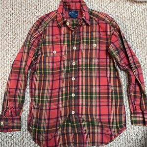 Boys Polo Flannel, size S